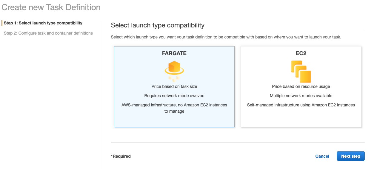 create task esc