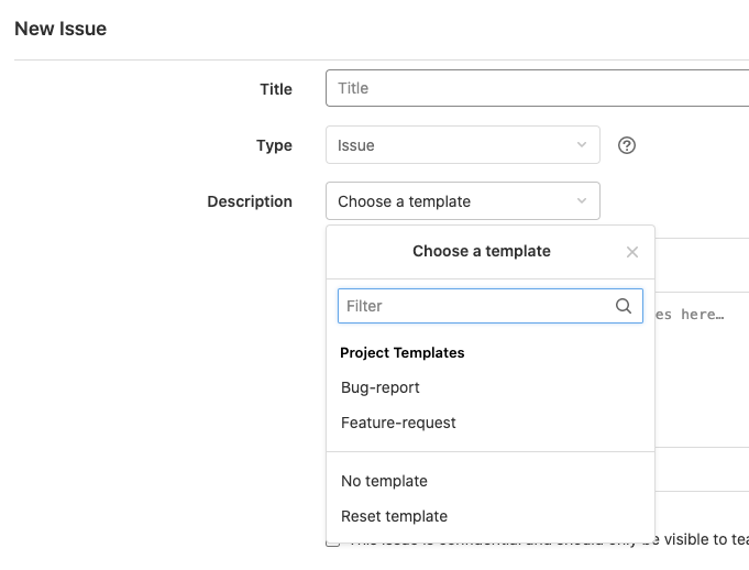 วิธีสร้าง Issue template ใน Gitlab