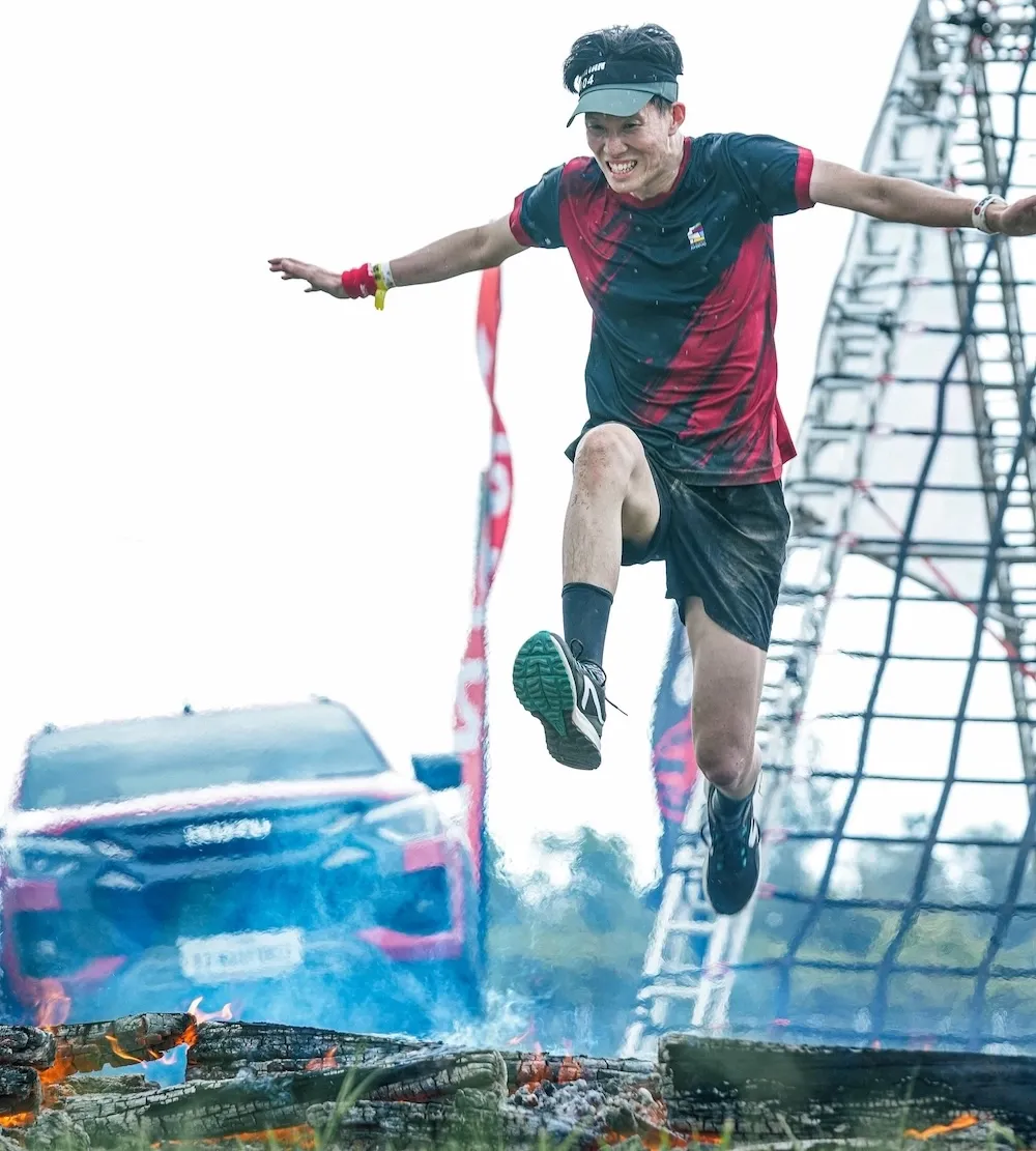 Fire Jump คือด่านสุดท้ายของ Spartan Race