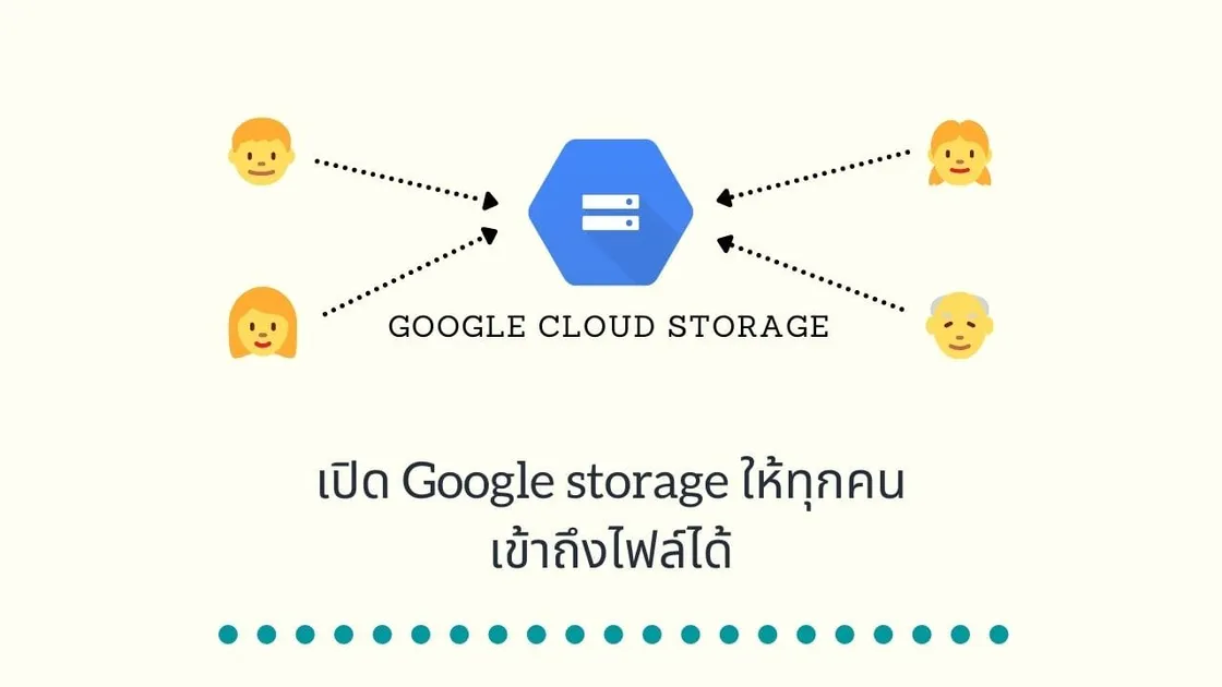 เปิด Google storage ให้ทุกคนเข้าถึงไฟล์ได้