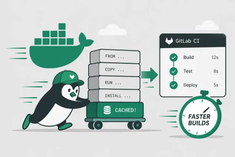 วิธีลดเวลา Build ใน GitLab CI ด้วย Docker Layer Caching