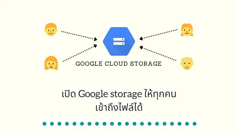 เปิด Google storage ให้ทุกคนเข้าถึงไฟล์ได้